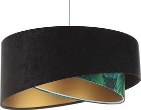 Lampa wisząca DARK ELEGANCE czarna/złota