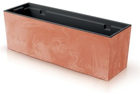 Doniczka ogrodowa 77 x 23,5 x 24,6 cm Urbi Case Beton Effect terakota PROSPERPLAST