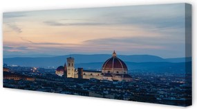 Zdjęcie na płótnie Katedra w Świetle Nocnej Iluminacji