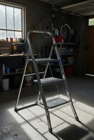 Trzystopniowa Drabina Aluminiowa H3-D56