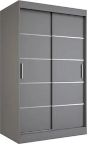 Antracytowa szafa przesuwna 120 Z4-C62