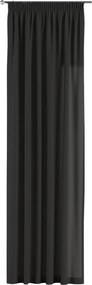 Zasłona na taśmie marszczącej 1 szt. kolor czarny