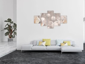 Obraz - Przeklęte łabędzie (125x70 cm)