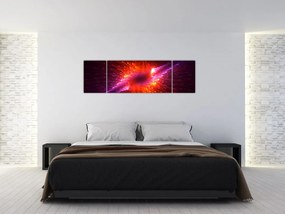 Obraz współczesnej ciernistej abstrakcji (170x50 cm)