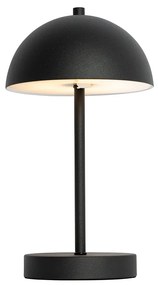 Zewnetrzna Lampa stołowa zewnętrzna czarna, ładowana, 3-stopniowo ściemniana - Keira Nowoczesny Oswietlenie zewnetrzne