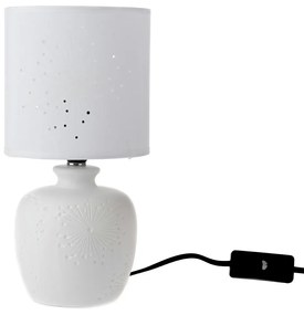Ceramiczna lampa stołowa Galaxy, biały, 13 x 26,5 x 13 cm