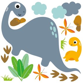 Zestaw naklejek dziecięcych Ambiance Cute Dinosaurus Stickers