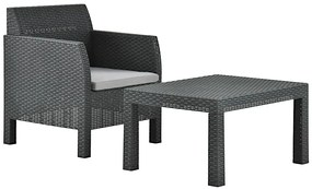 Dwuczęściowy, elegancki zestaw ogrodowy N5-D28