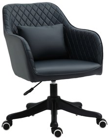 Vinsetto Ergonomiczny fotel biurowy z masażem krzesło obrotowe z funkcją wibracji szary | Aosom PL