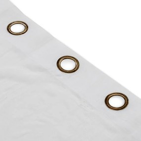 Homede Firana Kresz Eyelets gold, biały, 280 x 300 cm, 280 x 300 cm