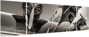 Obraz - Historyczne samoloty (170x50 cm)