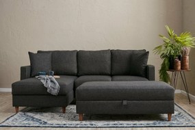Sofa narożna Eva Left Anthracite