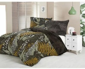 Pościel satynowa Kvalitex Luxury collection Paproć, 220 x 200 cm, 2x 70 x 90 cm, 220 x 200 cm, 2 szt. 70 x 90 cm