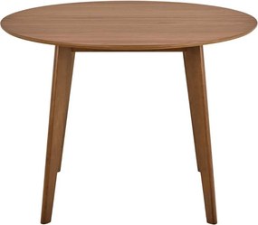 Okrągły nierozkładany stół Roxby Actona 105 cm, kolor orzech