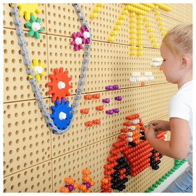 Masterkidz tablica ścienna koła zębate i łańcuch 79 el. zbuduj własny mechanizm