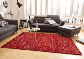 Dywan shaggy Nomadic czerwony 80 cm x 150 cm