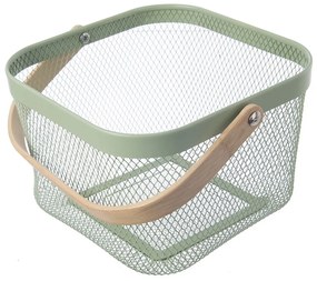 Orion Kosz druciany Greenish, 27 x 24,5 x 16,5 cm