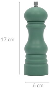 Młynek do pieprzu z tworzywa sztucznego, Ø 6 x 17,5 cm