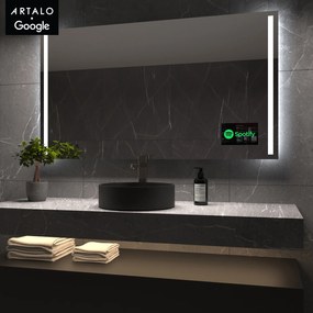 SMART LED lustro do łazienki z oświetleniem M4 + SmartScreen with Google TV