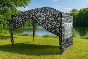 Maskujący namiot ogrodowy nożycowy 3×3 m z ochroną UV