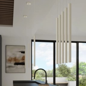 Kremowa lampa wisząca ø 25 cm Fideus – Nice Lamps