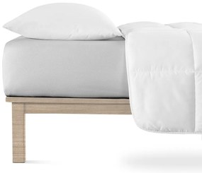 4Home prześcieradło jersey Lycra szary, 90 x 200 cm