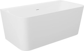 Wanna wolnostojąca przyścienna prostokątna - 216 l - 150 x 75 x 60 cm - Biały z połyskiem - Akryl - ATESA