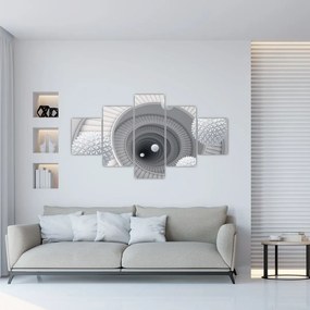 Obraz abstrakcji 3D (125x70 cm)