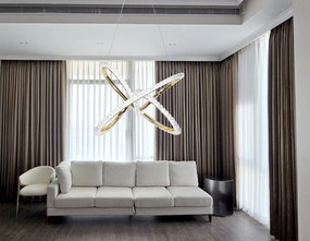 LAMPA WISZĄCA LED G035-CP ZŁOTA
