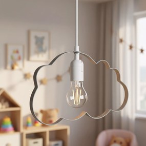 LAMPA WISZĄCA CHMURKA SZARA