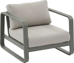 Zestaw aluminiowy ISABELLA dla 7 osób (oliwkowy)