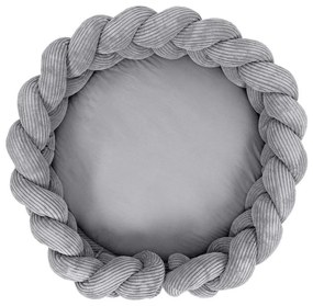 Szary kokon dla niemowląt 100x100 cm – Meowbaby