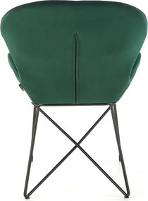 Designerskie krzesło z siedziskiem typu uszak K458