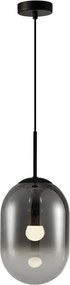 Lampa wisząca z czarnym dużym kloszem - K402 M6-N06