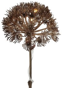 Oświetlenie LED gałązka dekoracyjna HERACLEUM 70 cm, brąz