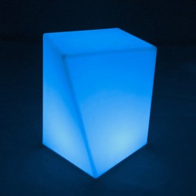 Podświetlany stołek/taboret LED, 50x42 cm