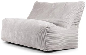 Jasnoszary sztruksowy worek do siedzenia Sofa Seat Lounge – SLOWDOWN