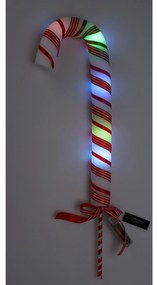 Dekoracja świetlna w kształcie laski cukrowej, 25 x 53 cm