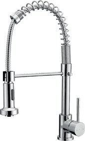 Plimo bateria zlewozmywakowa z ruchomą słuchawką prysznicową, chromowana - Essebagno