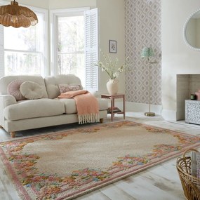 Wełniany dywan tkany ręcznie 140x200 cm Elise Floral – Flair Rugs