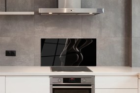 Panel szklany do Kuchni Zarys Kobiecego Ciała