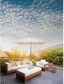 Basic z systemem Push Up 210 x 210 cm – regulowany parasol - 2. gatunek (S251)