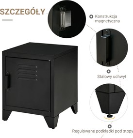 Stolik nocny HOMCOM 40 cm x 40 cm x 50 cm