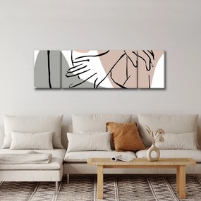 Obraz - Kobieta linia sztuki ciała N⁰2 (170x50 cm)