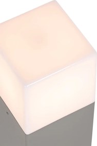 Lampa zewnętrzna 30 cm szara z kołkiem do ziemi i tuleją kablową - Denmark