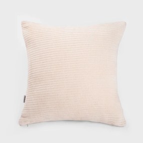 Poszewka dekoracyjna CHENILLE szenilowa ecru 45x45 cm HOMLA
