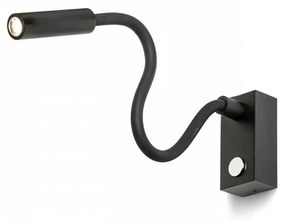 RED - Design Rendl - R10541 - LED lampka AIM LED/3W/230V czarna