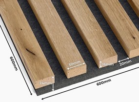 Panele akustyczne 6 szt. dąb artisan N6-F88