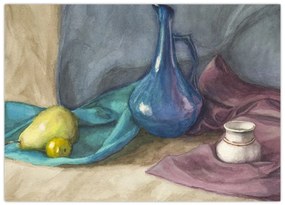Obraz - Malowana martwa natura (70x50 cm)