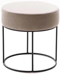 Pufa RELO Ø 40 cm beżowa